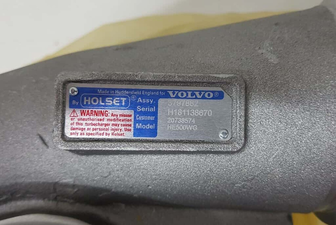 VOLVO D16C 610/D/G D16E540/580/660 FH16 -2013 TURBOCOMPRESSOR HOLSET +STATIEGELD V20738574 - Bộ tăng áp cho Xe tải: hình 2 VOLVO D16C 610/D/G D16E540/580/660 FH16 -2013 TURBOCOMPRESSOR HOLSET +STATIEGELD V20738574 - Bộ tăng áp cho Xe tải: hình 2