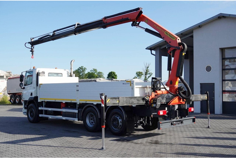 DAF CF 370 / 6x2 / SKRZYNIOWY - paka: 6,4 m / + HDS PALFINGER PK 180 - Xe tải thùng lửng/ Phẳng, Xe cẩu tự hành: hình 3 DAF CF 370 / 6x2 / SKRZYNIOWY - paka: 6,4 m / + HDS PALFINGER PK 180 - Xe tải thùng lửng/ Phẳng, Xe cẩu tự hành: hình 3