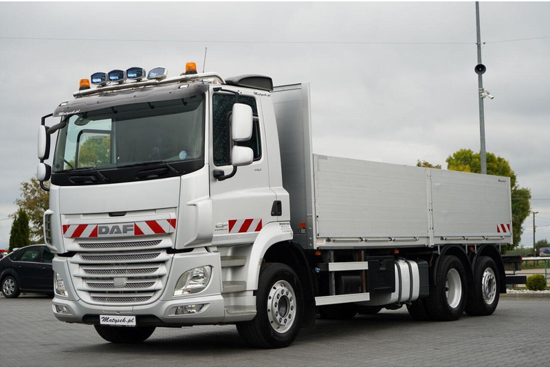 DAF CF 410 / 6x2 / BURTOWY / DO BUDOWLANKI / EURO 6 / OŚ PODNOSZONA - Xe tải thùng lửng/ Phẳng: hình 1 DAF CF 410 / 6x2 / BURTOWY / DO BUDOWLANKI / EURO 6 / OŚ PODNOSZONA - Xe tải thùng lửng/ Phẳng: hình 1