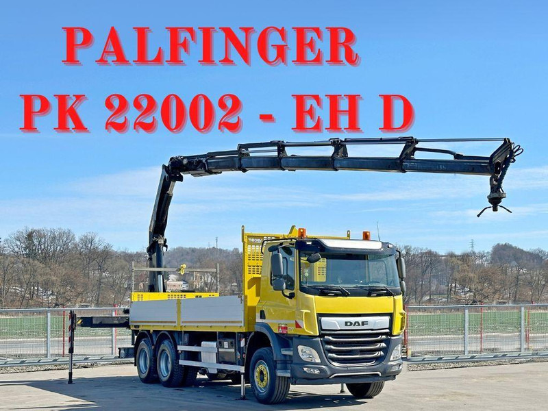 DAF CF 450 * PK 22002 - EH D + FUNK * 6x4 * TOP - Xe tải thùng lửng/ Phẳng, Xe cẩu tự hành: hình 1 DAF CF 450 * PK 22002 - EH D + FUNK * 6x4 * TOP - Xe tải thùng lửng/ Phẳng, Xe cẩu tự hành: hình 1