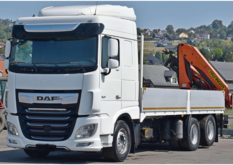 DAF XF 530 Pritsche 6,30 m + PK 15500 * TOPZUSTAND - Xe tải thùng lửng/ Phẳng, Xe cẩu tự hành: hình 4 DAF XF 530 Pritsche 6,30 m + PK 15500 * TOPZUSTAND - Xe tải thùng lửng/ Phẳng, Xe cẩu tự hành: hình 4