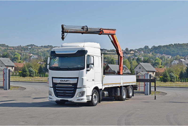 DAF XF 530 Pritsche 6,30 m + PK 15500 * TOPZUSTAND - Xe tải thùng lửng/ Phẳng, Xe cẩu tự hành: hình 2 DAF XF 530 Pritsche 6,30 m + PK 15500 * TOPZUSTAND - Xe tải thùng lửng/ Phẳng, Xe cẩu tự hành: hình 2