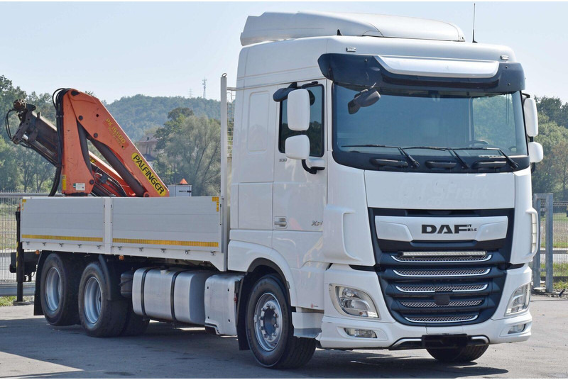 DAF XF 530 Pritsche 6,30 m + PK 15500 * TOPZUSTAND - Xe tải thùng lửng/ Phẳng, Xe cẩu tự hành: hình 3 DAF XF 530 Pritsche 6,30 m + PK 15500 * TOPZUSTAND - Xe tải thùng lửng/ Phẳng, Xe cẩu tự hành: hình 3