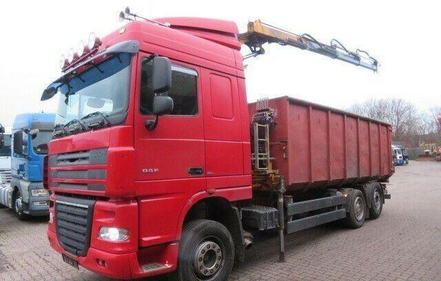 DAF XF105.410 6x2 Container + Crane - Xe tải chở thùng nhỏ: hình 4 DAF XF105.410 6x2 Container + Crane - Xe tải chở thùng nhỏ: hình 4