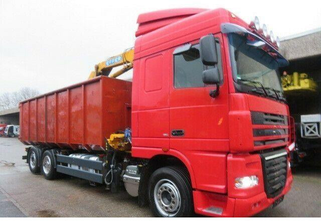 DAF XF105.410 6x2 Container + Crane - Xe tải chở thùng nhỏ: hình 3 DAF XF105.410 6x2 Container + Crane - Xe tải chở thùng nhỏ: hình 3