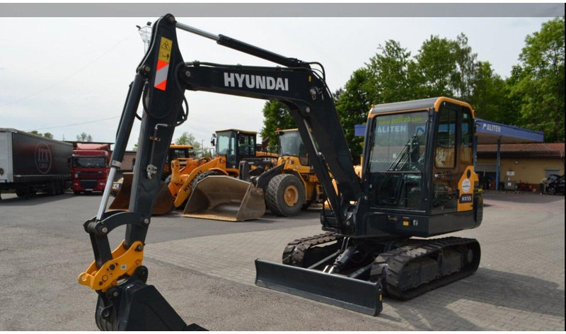 Hyundai HX55 Mini lánctalpas forgókotró - Máy xúc mini: hình 3 Hyundai HX55 Mini lánctalpas forgókotró - Máy xúc mini: hình 3