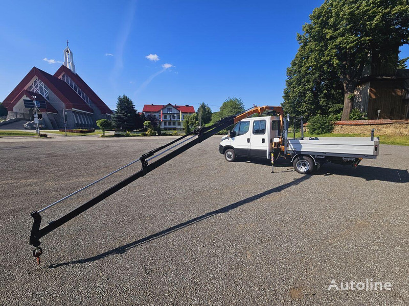 Xe tải nhỏ phẳng, Xe tải van Iveco Daily 35c-15 Doka flatbed + crane Effer: hình 19