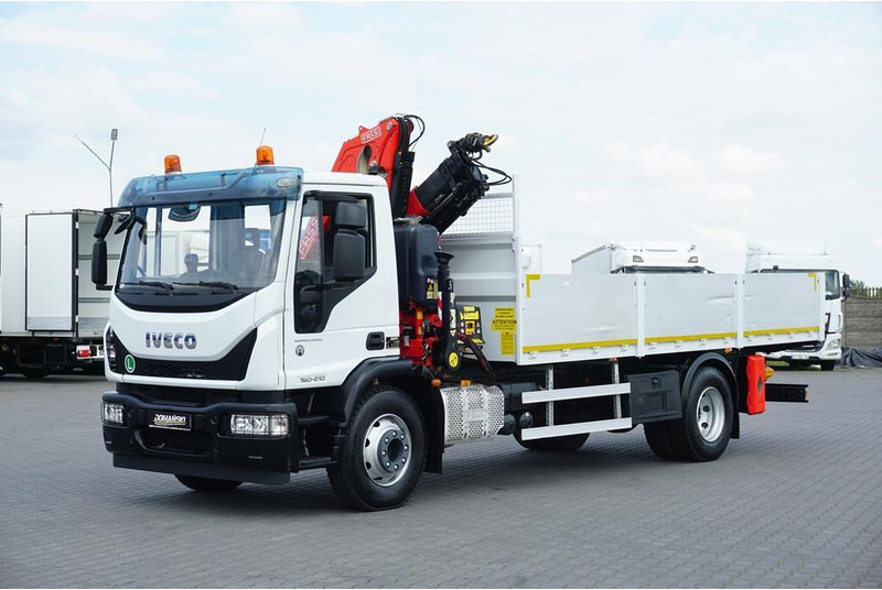 Iveco EUROCARGO / 160-21 / SKRZYNIOWY + HDS / FASSI F110 / ROTATOR / P - Xe tải thùng lửng/ Phẳng, Xe cẩu tự hành: hình 2 Iveco EUROCARGO / 160-21 / SKRZYNIOWY + HDS / FASSI F110 / ROTATOR / P - Xe tải thùng lửng/ Phẳng, Xe cẩu tự hành: hình 2