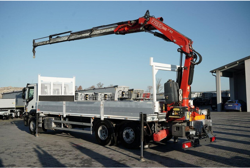 Iveco STRALIS 460 / 6X2 / SKRZYNIOWY 8,1 m + HDS FASSI. F185 MAX UDŹWI - Xe tải thùng lửng/ Phẳng, Xe cẩu tự hành: hình 3 Iveco STRALIS 460 / 6X2 / SKRZYNIOWY 8,1 m + HDS FASSI. F185 MAX UDŹWI - Xe tải thùng lửng/ Phẳng, Xe cẩu tự hành: hình 3