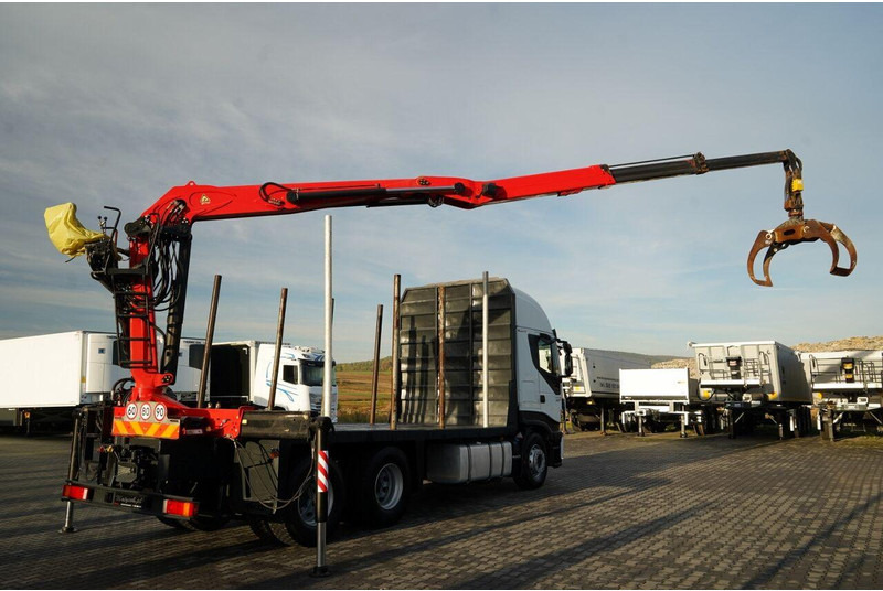 Iveco STRALIS 560 / 6X4 / DO DREWNA / DO DRZEWA / DO LASU / HDS PALFIN - Xe chở gỗ, Xe cẩu tự hành: hình 5 Iveco STRALIS 560 / 6X4 / DO DREWNA / DO DRZEWA / DO LASU / HDS PALFIN - Xe chở gỗ, Xe cẩu tự hành: hình 5