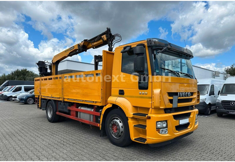 Iveco Stralis 330 - Flatbed truck + crane - Xe tải thùng lửng/ Phẳng, Xe cẩu tự hành: hình 2 Iveco Stralis 330 - Flatbed truck + crane - Xe tải thùng lửng/ Phẳng, Xe cẩu tự hành: hình 2