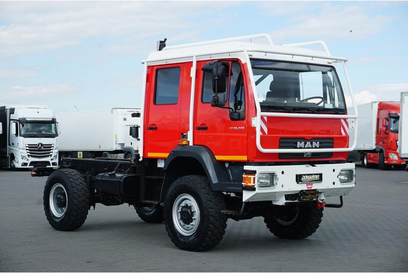 MAN LE 220 / 4 X 4 / DOKA / DO ZABUDOWY / KAMPER - Xe tải khung gầm: hình 1 MAN LE 220 / 4 X 4 / DOKA / DO ZABUDOWY / KAMPER - Xe tải khung gầm: hình 1