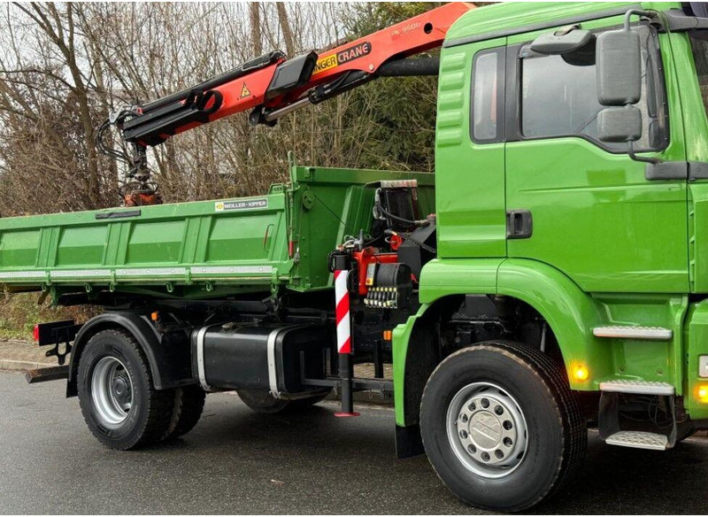 MAN TGA 18.360 Meiller 3-Way Tipper + Crane Palfinger PK 9501 - Xe ben, Xe cẩu tự hành: hình 5 MAN TGA 18.360 Meiller 3-Way Tipper + Crane Palfinger PK 9501 - Xe ben, Xe cẩu tự hành: hình 5