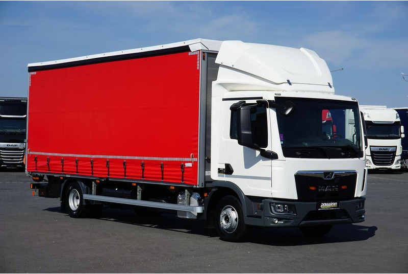 MAN TGL / 12.190 / E 6 / FIRANKA + WINDA / ŁAD. 6 525 KG / 16 PALET - Xe tải thùng mui bạt: hình 2 MAN TGL / 12.190 / E 6 / FIRANKA + WINDA / ŁAD. 6 525 KG / 16 PALET - Xe tải thùng mui bạt: hình 2