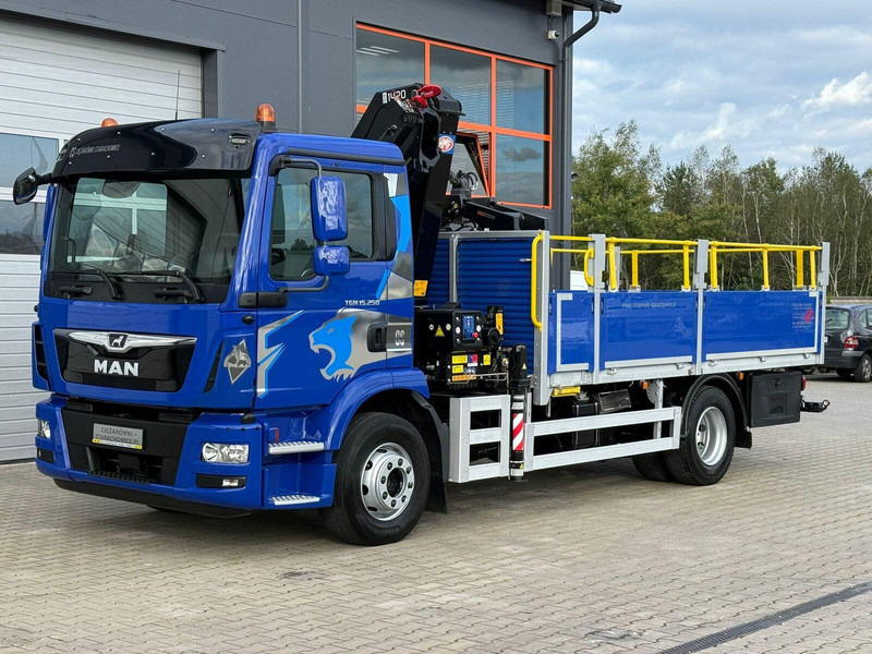 MAN TGM 15.250 skrzynia z żurawiem // E6 // HMF 1520 K1 HDS dzwig kr - Xe tải thùng lửng/ Phẳng, Xe cẩu tự hành: hình 1 MAN TGM 15.250 skrzynia z żurawiem // E6 // HMF 1520 K1 HDS dzwig kr - Xe tải thùng lửng/ Phẳng, Xe cẩu tự hành: hình 1
