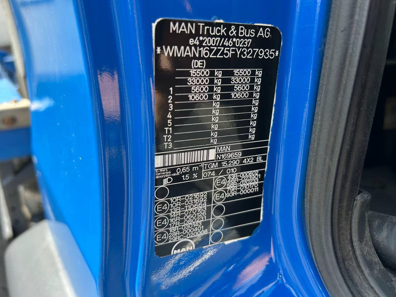 Xe tải chở thùng nhỏ MAN TGM 15.290 - Meiller AK 10.T E6 Absetzkipper: hình 8