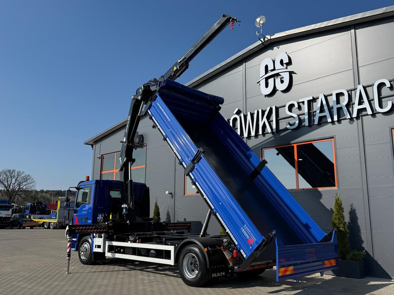 MAN TGM TGL 15.250 / E6 / wywrotka 3-S + HMF żuraw z pilotem / H - Xe ben, Xe cẩu tự hành: hình 3 MAN TGM TGL 15.250 / E6 / wywrotka 3-S + HMF żuraw z pilotem / H - Xe ben, Xe cẩu tự hành: hình 3