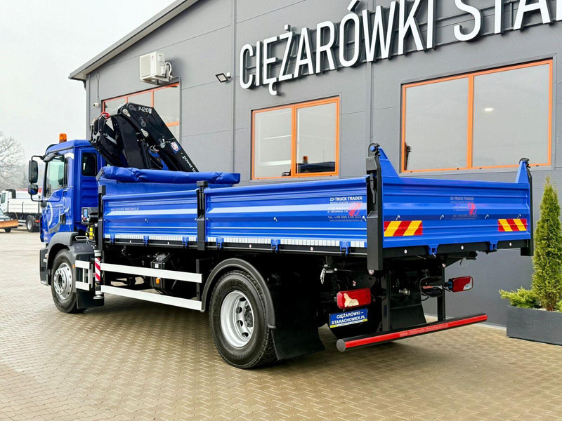 MAN TGM TGL TGS 18.250 // wywrotka 3-S + HDS HMF 1420 - K2 // bu - Xe ben, Xe cẩu tự hành: hình 3 MAN TGM TGL TGS 18.250 // wywrotka 3-S + HDS HMF 1420 - K2 // bu - Xe ben, Xe cẩu tự hành: hình 3