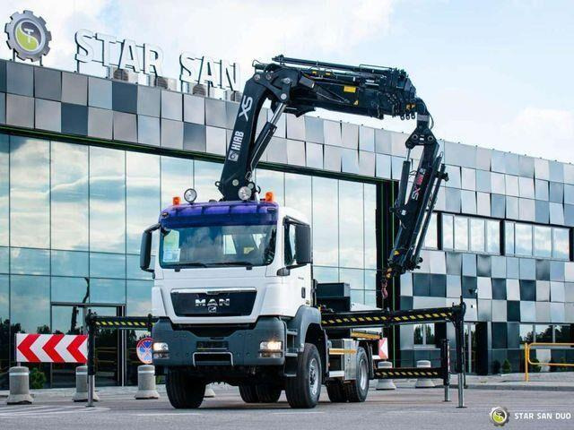 MAN TGS 18.360 4x4 HIAB 377-E6 XS Fly Jib Crane Kra - Xe tải thùng lửng/ Phẳng, Xe cẩu tự hành: hình 2 MAN TGS 18.360 4x4 HIAB 377-E6 XS Fly Jib Crane Kra - Xe tải thùng lửng/ Phẳng, Xe cẩu tự hành: hình 2
