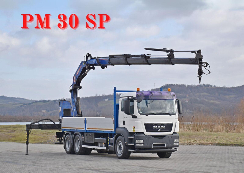 MAN TGS 26.360 - Xe tải thùng lửng/ Phẳng, Xe cẩu tự hành: hình 1 MAN TGS 26.360 - Xe tải thùng lửng/ Phẳng, Xe cẩu tự hành: hình 1