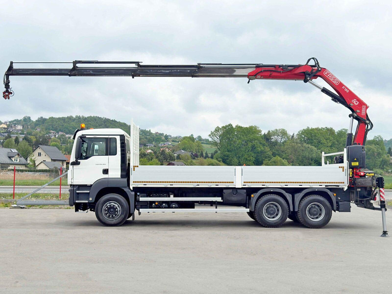 MAN TGS 26.360* FASSI F195A.2.24 / FUNK * 6x4 * TOP - Xe tải thùng lửng/ Phẳng, Xe cẩu tự hành: hình 5 MAN TGS 26.360* FASSI F195A.2.24 / FUNK * 6x4 * TOP - Xe tải thùng lửng/ Phẳng, Xe cẩu tự hành: hình 5