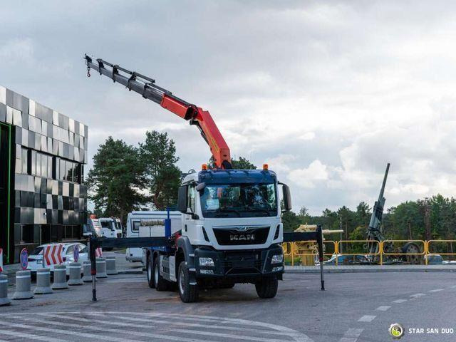 MAN TGS 26.400 6x6 PALFINGER PK 33002 EH Crane Kran - Xe tải thùng lửng/ Phẳng, Xe cẩu tự hành: hình 3 MAN TGS 26.400 6x6 PALFINGER PK 33002 EH Crane Kran - Xe tải thùng lửng/ Phẳng, Xe cẩu tự hành: hình 3