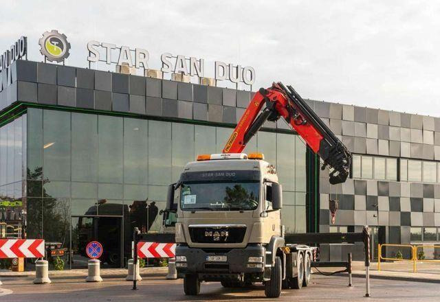 MAN TGS 26.480 6x6 PALFINGER PK 34002 SH Crane Winc - Xe tải thùng lửng/ Phẳng, Xe cẩu tự hành: hình 4 MAN TGS 26.480 6x6 PALFINGER PK 34002 SH Crane Winc - Xe tải thùng lửng/ Phẳng, Xe cẩu tự hành: hình 4