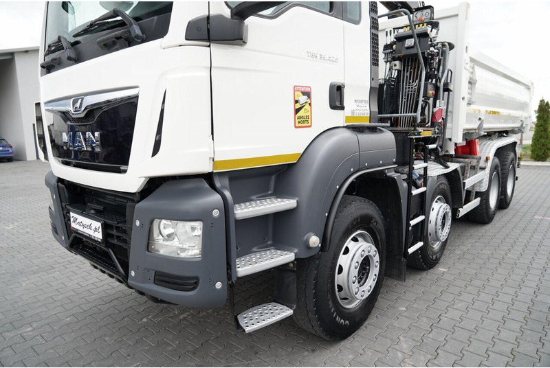 Xe ben, Xe cẩu tự hành MAN TGS 35.420 / 8x4 / WYWROTKA 2 STRONNA / HYDROBURTA / BORDMATIC: hình 19