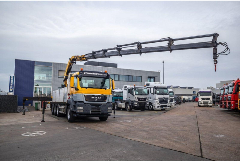 MAN TGS 35.440 8x4 Crane Palfinger PK 42002-SH - Xe tải thùng lửng/ Phẳng, Xe cẩu tự hành: hình 3 MAN TGS 35.440 8x4 Crane Palfinger PK 42002-SH - Xe tải thùng lửng/ Phẳng, Xe cẩu tự hành: hình 3