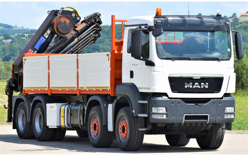 MAN TGS 35.440 * HIAB 322 EP-5HIPRO+FUNK / 8x4! - Xe tải thùng lửng/ Phẳng, Xe cẩu tự hành: hình 3 MAN TGS 35.440 * HIAB 322 EP-5HIPRO+FUNK / 8x4! - Xe tải thùng lửng/ Phẳng, Xe cẩu tự hành: hình 3