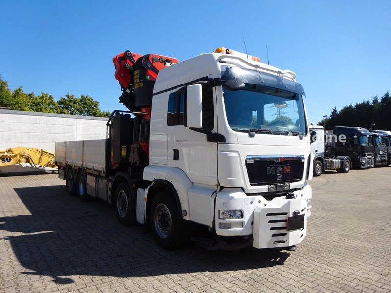 MAN TGS 35.480 - Flatbed + crane - Xe tải thùng lửng/ Phẳng, Xe cẩu tự hành: hình 2 MAN TGS 35.480 - Flatbed + crane - Xe tải thùng lửng/ Phẳng, Xe cẩu tự hành: hình 2