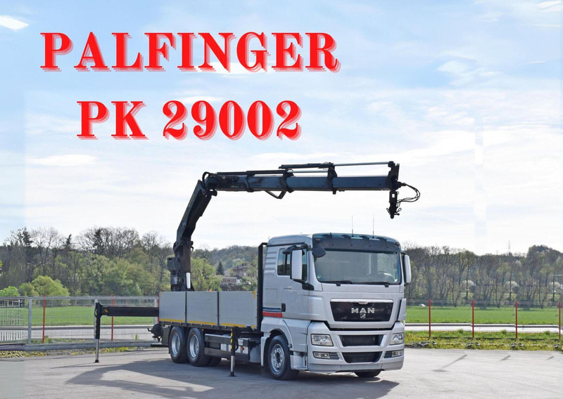 MAN TGX 26.440 Pritsche 6,40 m* PK 29002+FUNK *6x4 - Xe tải thùng lửng/ Phẳng, Xe cẩu tự hành: hình 1 MAN TGX 26.440 Pritsche 6,40 m* PK 29002+FUNK *6x4 - Xe tải thùng lửng/ Phẳng, Xe cẩu tự hành: hình 1