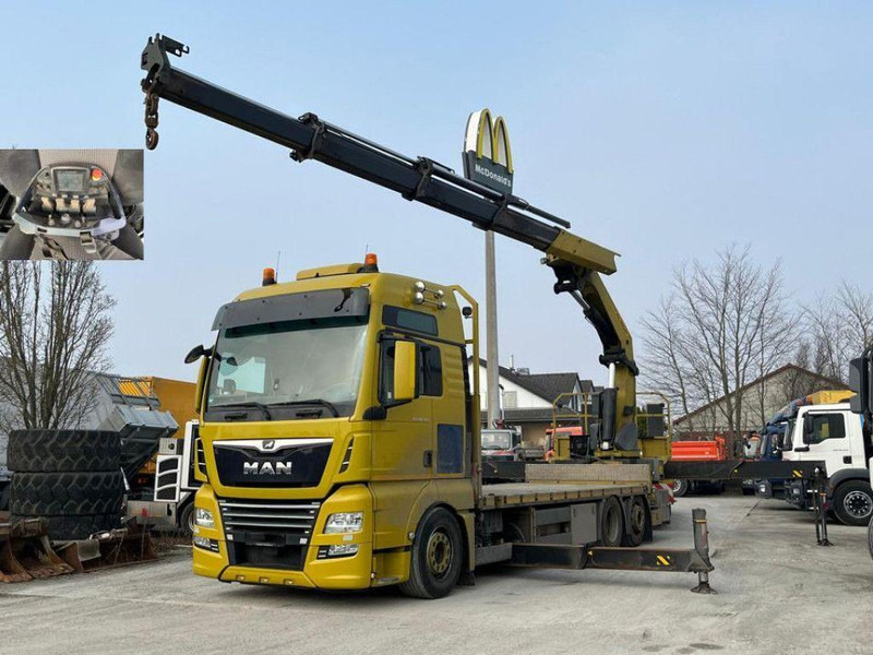 MAN TGX 26.500 6x2 Crane Palfinger PK 53002-SHC - Xe tải thùng lửng/ Phẳng, Xe cẩu tự hành: hình 2 MAN TGX 26.500 6x2 Crane Palfinger PK 53002-SHC - Xe tải thùng lửng/ Phẳng, Xe cẩu tự hành: hình 2