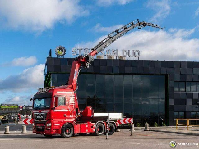 MAN TGX 28.500 6x2 HMF 5020K-RC Fly Jib Crane - Xe tải thùng lửng/ Phẳng, Xe cẩu tự hành: hình 2 MAN TGX 28.500 6x2 HMF 5020K-RC Fly Jib Crane - Xe tải thùng lửng/ Phẳng, Xe cẩu tự hành: hình 2