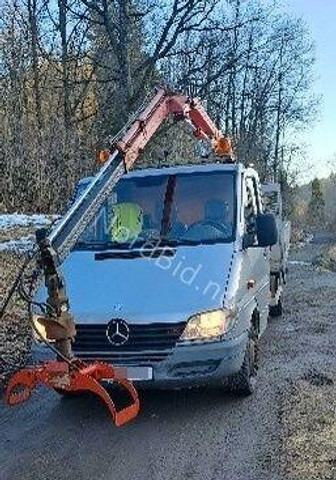 Mercedes-Benz 413 - Doka tipper+crane with gripper - Xe ben, Xe cẩu tự hành: hình 1 Mercedes-Benz 413 - Doka tipper+crane with gripper - Xe ben, Xe cẩu tự hành: hình 1