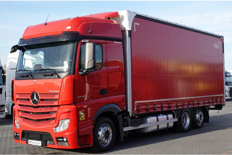 Mercedes-Benz ACTROS 25 480 - Xe tải thùng mui bạt: hình 1 Mercedes-Benz ACTROS 25 480 - Xe tải thùng mui bạt: hình 1