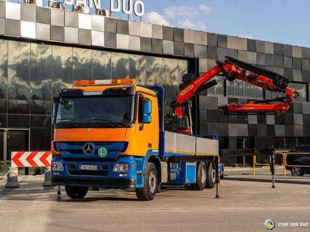 Mercedes-Benz ACTROS 2541 6x2 Palfinger PK 34002 Crane Winch - Xe tải thùng lửng/ Phẳng, Xe cẩu tự hành: hình 2 Mercedes-Benz ACTROS 2541 6x2 Palfinger PK 34002 Crane Winch - Xe tải thùng lửng/ Phẳng, Xe cẩu tự hành: hình 2