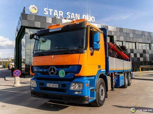 Mercedes-Benz ACTROS 2541 6x2 Palfinger PK 34002 Crane Winch - Xe tải thùng lửng/ Phẳng, Xe cẩu tự hành: hình 4 Mercedes-Benz ACTROS 2541 6x2 Palfinger PK 34002 Crane Winch - Xe tải thùng lửng/ Phẳng, Xe cẩu tự hành: hình 4