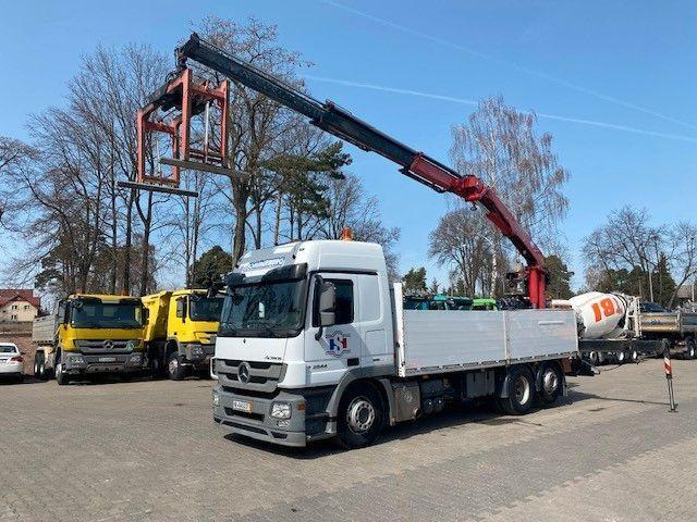 Mercedes-Benz ACTROS 2544 - Xe tải thùng lửng/ Phẳng, Xe cẩu tự hành: hình 1 Mercedes-Benz ACTROS 2544 - Xe tải thùng lửng/ Phẳng, Xe cẩu tự hành: hình 1