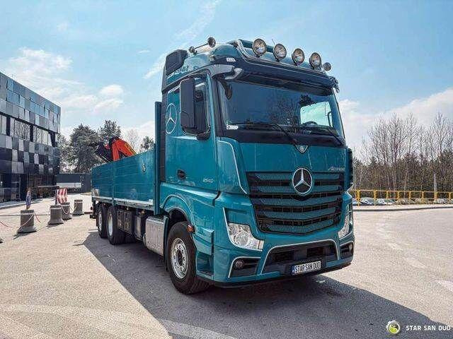 Mercedes-Benz ACTROS 2545 6x2 Palfinger PK 16001 HDS Crane - Xe tải thùng lửng/ Phẳng, Xe cẩu tự hành: hình 5 Mercedes-Benz ACTROS 2545 6x2 Palfinger PK 16001 HDS Crane - Xe tải thùng lửng/ Phẳng, Xe cẩu tự hành: hình 5