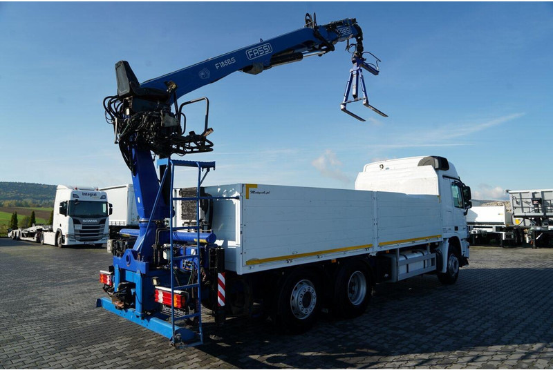 Mercedes-Benz ACTROS 2548 / 6x2 / BURTOWA - 6,5 M / OŚ PODNOSZONA / HDS FASSI - Xe tải thùng lửng/ Phẳng, Xe cẩu tự hành: hình 4 Mercedes-Benz ACTROS 2548 / 6x2 / BURTOWA - 6,5 M / OŚ PODNOSZONA / HDS FASSI - Xe tải thùng lửng/ Phẳng, Xe cẩu tự hành: hình 4