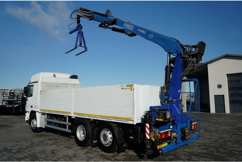 Mercedes-Benz ACTROS 2548 / 6x2 / BURTOWA - 6,5 M / OŚ PODNOSZONA / HDS FASSI - Xe tải thùng lửng/ Phẳng, Xe cẩu tự hành: hình 3 Mercedes-Benz ACTROS 2548 / 6x2 / BURTOWA - 6,5 M / OŚ PODNOSZONA / HDS FASSI - Xe tải thùng lửng/ Phẳng, Xe cẩu tự hành: hình 3