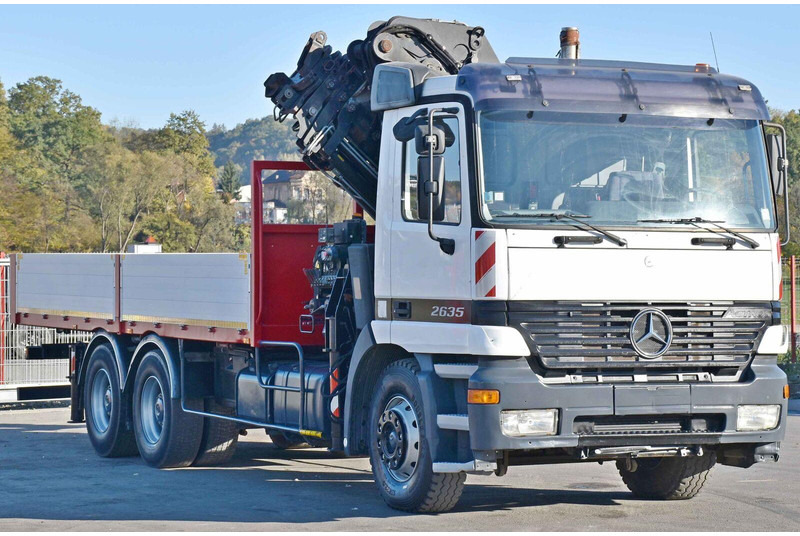 Mercedes-Benz ACTROS 2635 Pritsche - Xe tải thùng lửng/ Phẳng, Xe cẩu tự hành: hình 3 Mercedes-Benz ACTROS 2635 Pritsche - Xe tải thùng lửng/ Phẳng, Xe cẩu tự hành: hình 3
