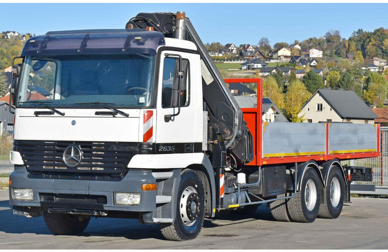 Mercedes-Benz ACTROS 2635 Pritsche - Xe tải thùng lửng/ Phẳng, Xe cẩu tự hành: hình 4 Mercedes-Benz ACTROS 2635 Pritsche - Xe tải thùng lửng/ Phẳng, Xe cẩu tự hành: hình 4