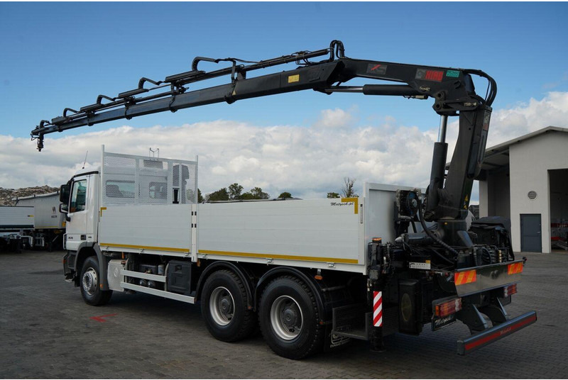 Mercedes-Benz ACTROS 2636 / 6x4 / SKRZYNIOWY 6,5 M + HDS HIAB / MOCNA PODŁOGA - Xe tải thùng lửng/ Phẳng, Xe cẩu tự hành: hình 4 Mercedes-Benz ACTROS 2636 / 6x4 / SKRZYNIOWY 6,5 M + HDS HIAB / MOCNA PODŁOGA - Xe tải thùng lửng/ Phẳng, Xe cẩu tự hành: hình 4