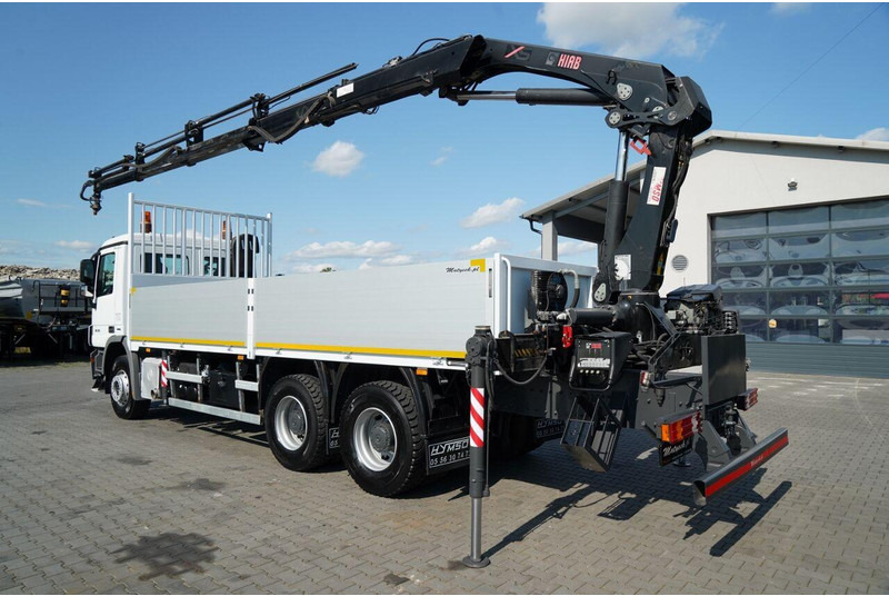 Mercedes-Benz ACTROS 2636 / 6x4 / SKRZYNIOWY 7 M + HDS HIAB - WYSÓW 12,6 M / - Xe tải thùng lửng/ Phẳng, Xe cẩu tự hành: hình 5 Mercedes-Benz ACTROS 2636 / 6x4 / SKRZYNIOWY 7 M + HDS HIAB - WYSÓW 12,6 M / - Xe tải thùng lửng/ Phẳng, Xe cẩu tự hành: hình 5