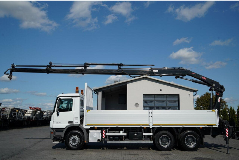 Mercedes-Benz ACTROS 2636 / 6x4 / SKRZYNIOWY 7 M + HDS HIAB - WYSÓW 12,6 M / - Xe tải thùng lửng/ Phẳng, Xe cẩu tự hành: hình 3 Mercedes-Benz ACTROS 2636 / 6x4 / SKRZYNIOWY 7 M + HDS HIAB - WYSÓW 12,6 M / - Xe tải thùng lửng/ Phẳng, Xe cẩu tự hành: hình 3