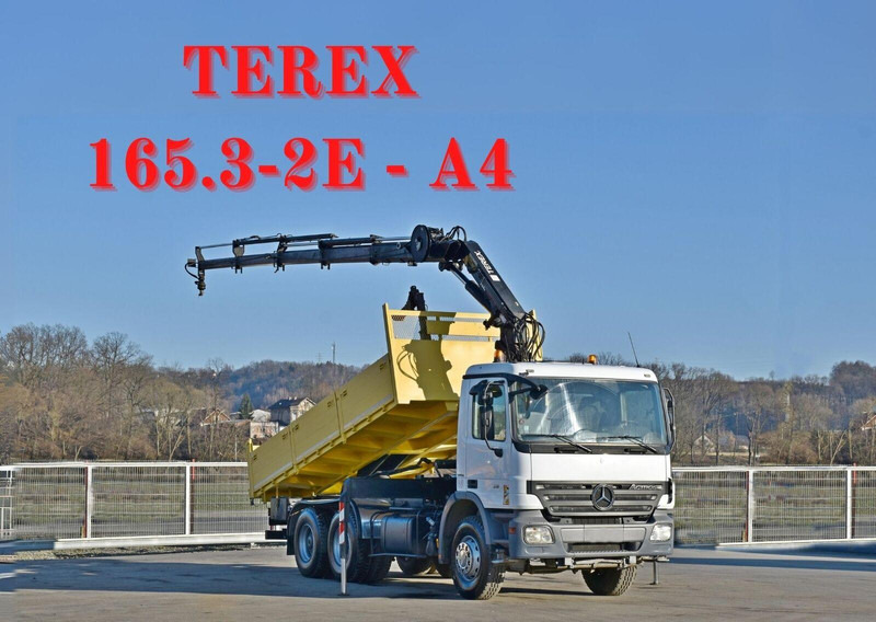 Mercedes-Benz ACTROS 2636 * TEREX 165.2E - A4 + FUNK/6x4 - Xe ben, Xe cẩu tự hành: hình 1 Mercedes-Benz ACTROS 2636 * TEREX 165.2E - A4 + FUNK/6x4 - Xe ben, Xe cẩu tự hành: hình 1