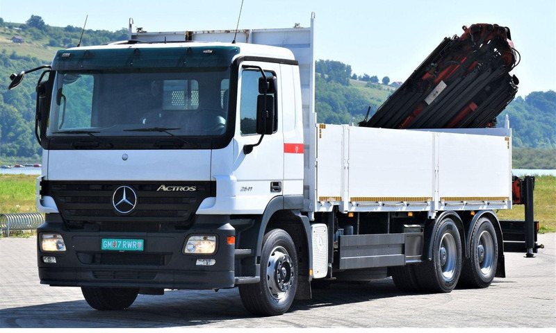 Mercedes-Benz ACTROS 2641 - Xe tải thùng lửng/ Phẳng, Xe cẩu tự hành: hình 4 Mercedes-Benz ACTROS 2641 - Xe tải thùng lửng/ Phẳng, Xe cẩu tự hành: hình 4