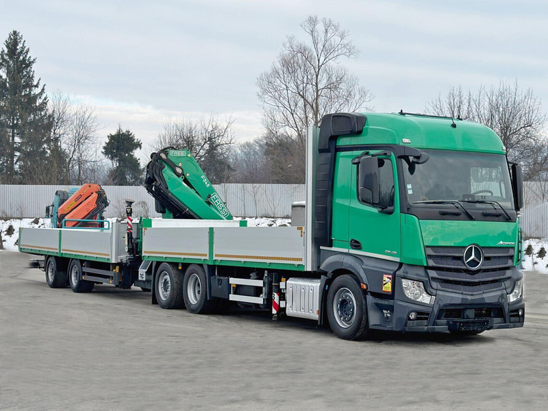 Mercedes-Benz ACTROS 2645 * FASSI F345.24 + FUNK + Anhänger - Xe tải thùng lửng/ Phẳng, Xe cẩu tự hành: hình 3 Mercedes-Benz ACTROS 2645 * FASSI F345.24 + FUNK + Anhänger - Xe tải thùng lửng/ Phẳng, Xe cẩu tự hành: hình 3